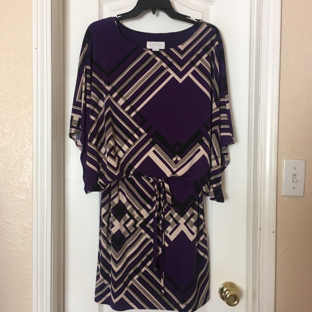 Jessica Simpson dress in purple